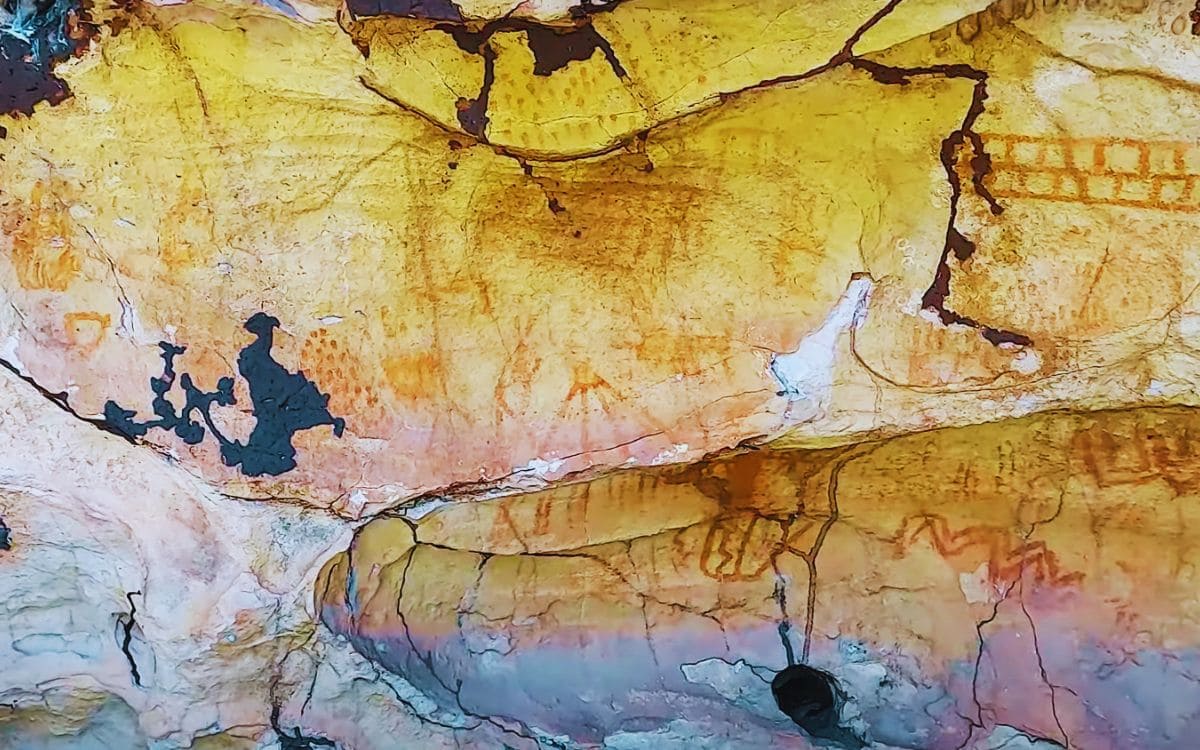 pinturas rupestres no parque nacional de sete cidades