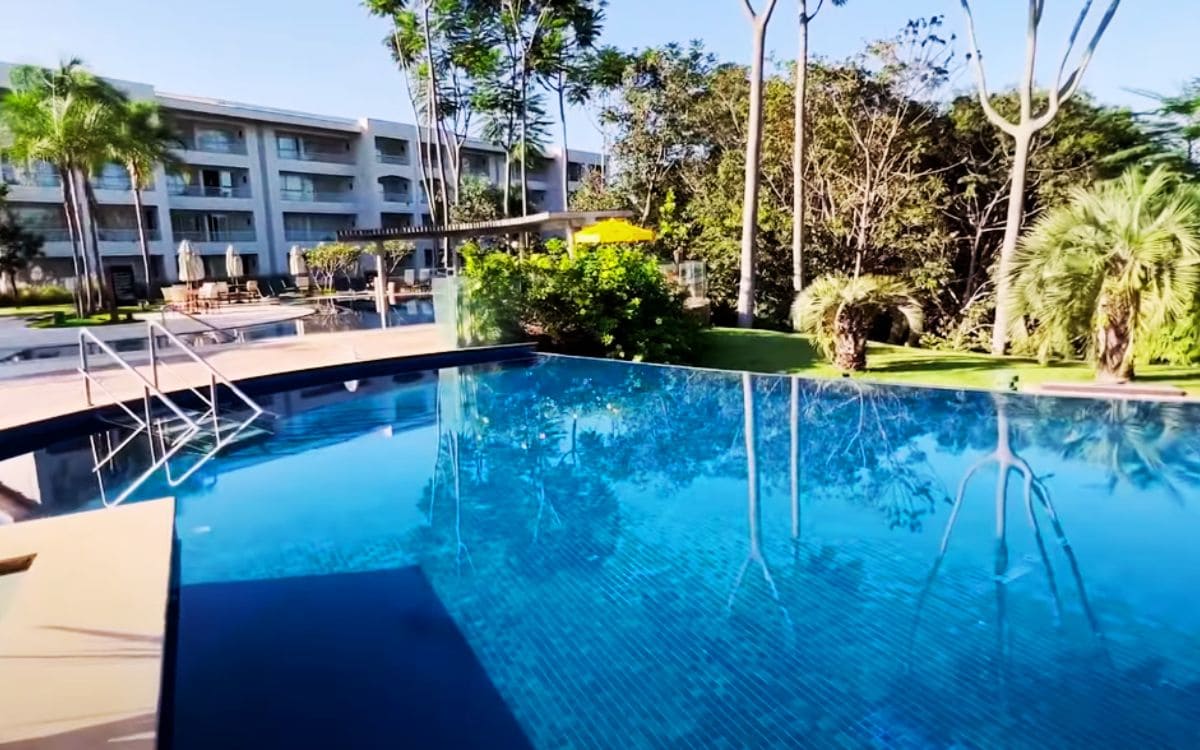 Rio quente cristal resort melhores hotéis com parque aquático