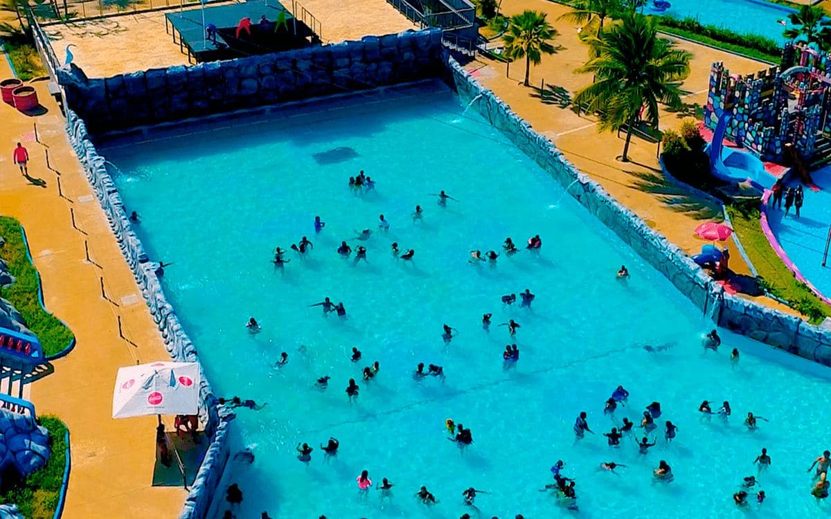 veneza water park piscina com ondas