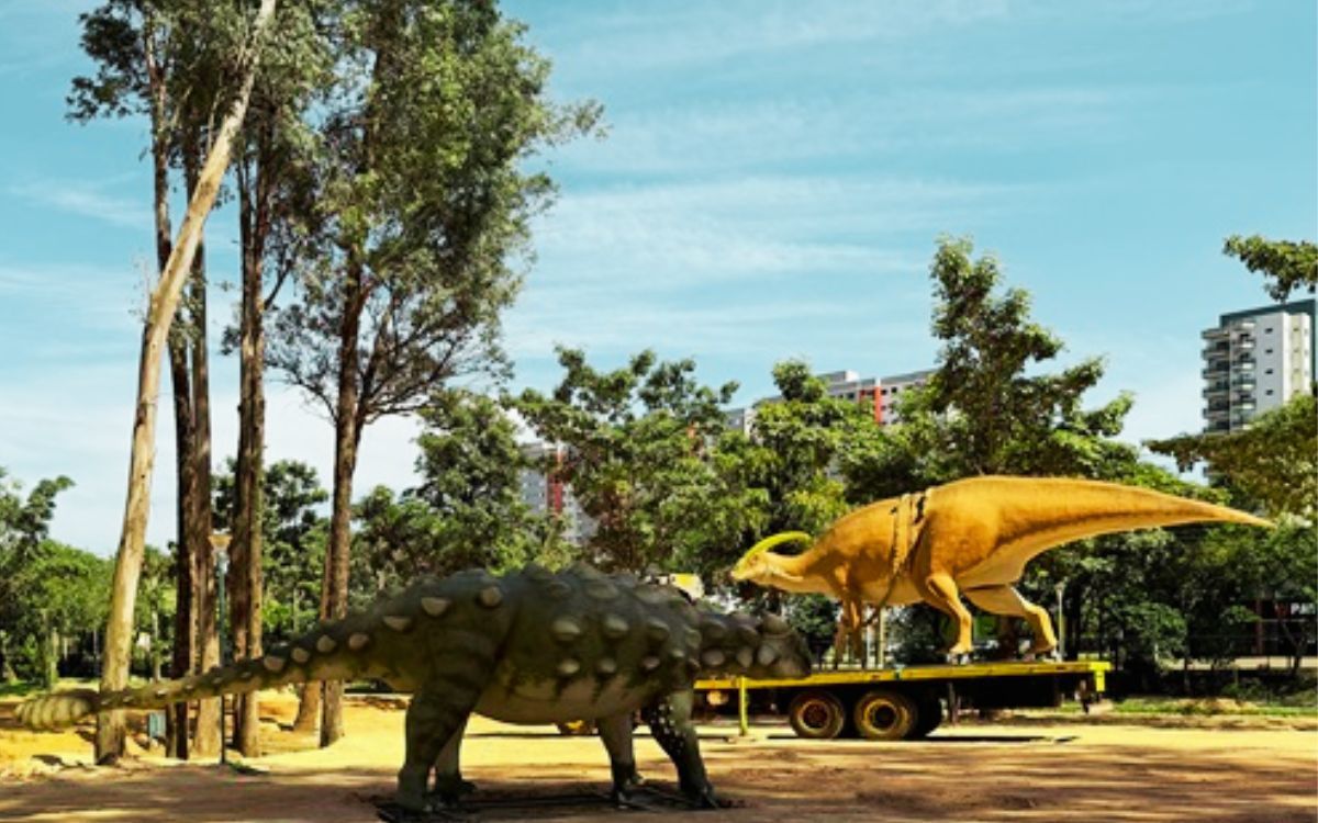 parque dos dinossauros gratuito santa barbara d oeste