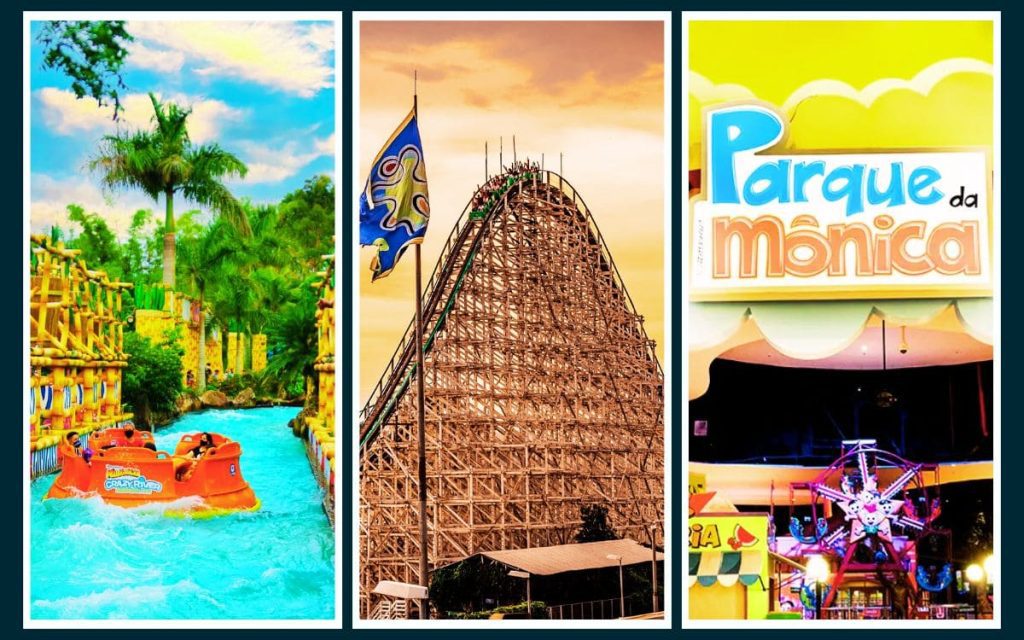 melhores parques de diversões do brasil para visitar nas férias