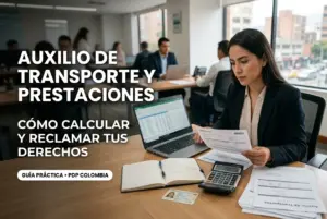 Mulher analisando documentos financeiros para 2026 em escritório
