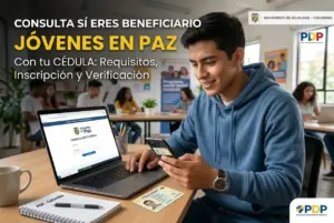Jovem usando smartphone em programa de educação financeira