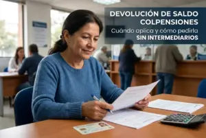 Devolución de saldo en Colpensiones: cuándo aplica y cómo pedirla sin intermediarios